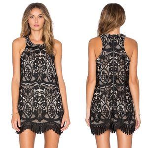 Lovers + Friends Black Caspian Shift Dress